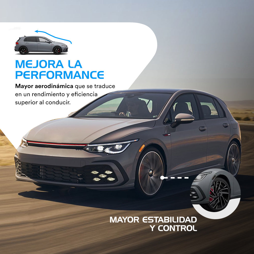 Resortes y Amortiguadores Deportivos AG Volkswagen Golf A7 2014-2019 Delanteros y Traseros