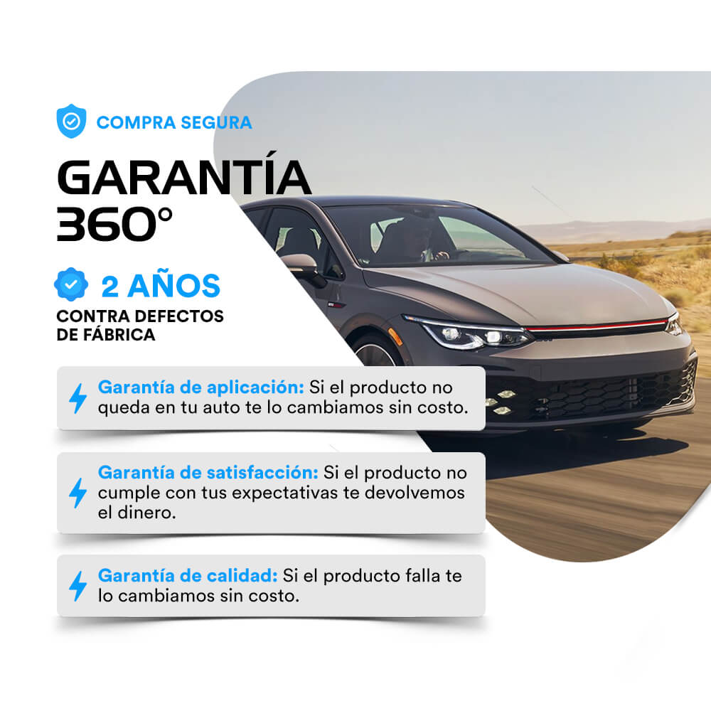 Resortes Deportivos y Amortiguadores Deportivos AG Volkswagen Golf A7 (Carter 55 mm) (Trasero Eje Suspensión Independiente Buje 10 mm) 2014-2019 Delanteros y Traseros