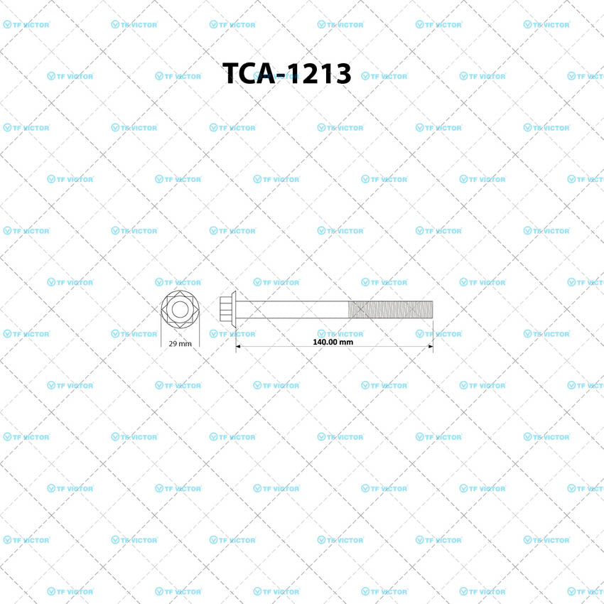 Tornillo Cabeza Mot Jg - TF Victor - TCA-1213