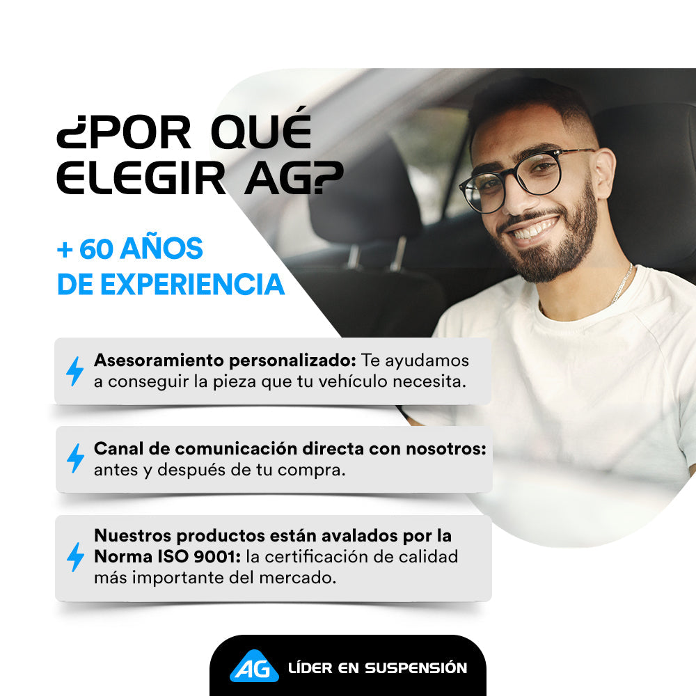 Resortes y Amortiguadores AG Chrysler Shadow 1989-1995 Delanteros y Traseros