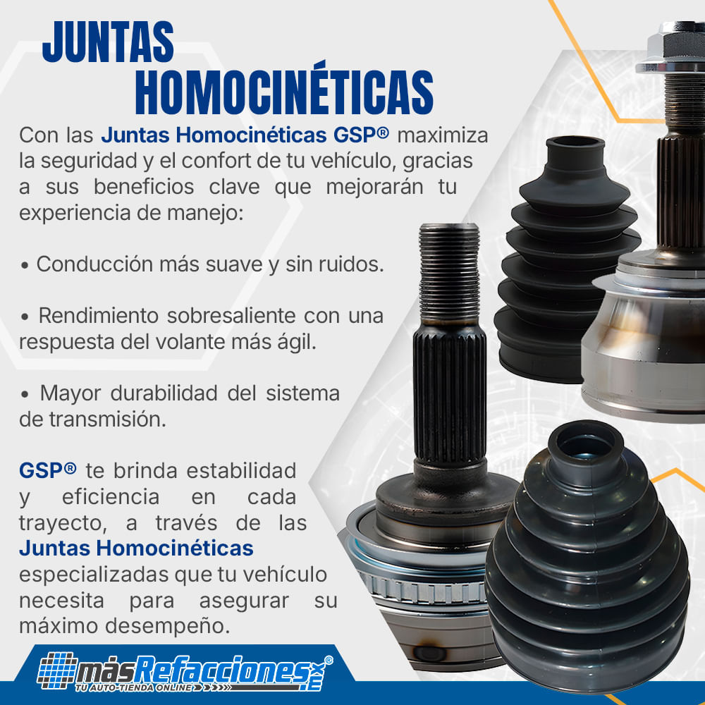 JUNTA HOMOCINÉTICA LADO RUEDA DELANTERA IZQUIERDA O DERECHA EXTERIOR COMPATIBLE CON CHEVROLET AVEO DE 2008 A 2018 GSP®