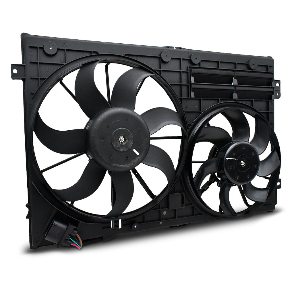 Motoventilador Jetta 08-17/ Passat 06-15/ Golf/ Beetle 12-16/ Tiguan 09-16/audi A3 motor 2.5lts doble 4pines