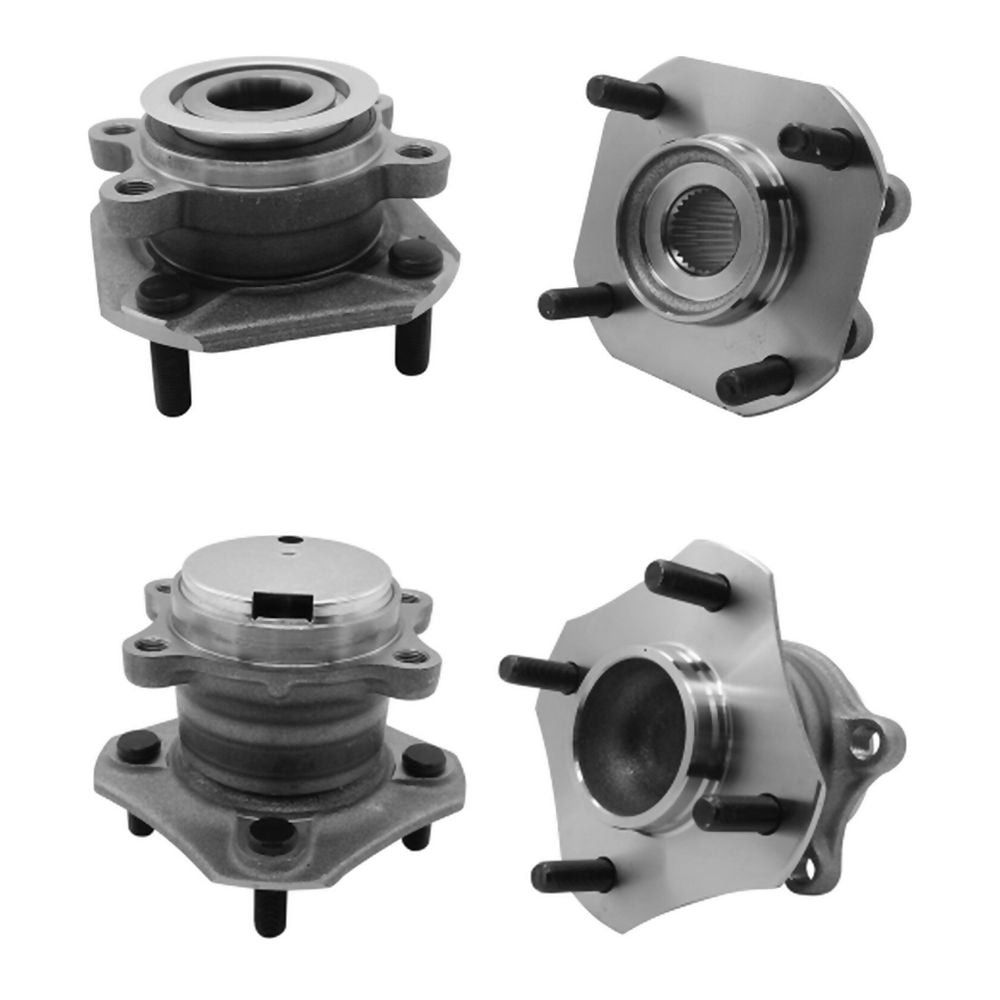 KIT DE MAZAS RUEDA DELANTERAS Y TRASERAS CON ABS COMPATIBLE CON NISSAN SENTRA DE 2007 A 2012 GSP®