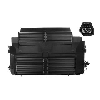 Rejilla De Control Activo De Parrilla Superior Interior Negra Con Motor